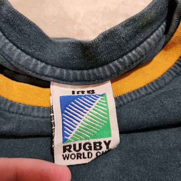 VTG IRB Australia Wallabies Rugby World Cup Mens M Medium? Jersey T Shirt - Picture 8 of 10